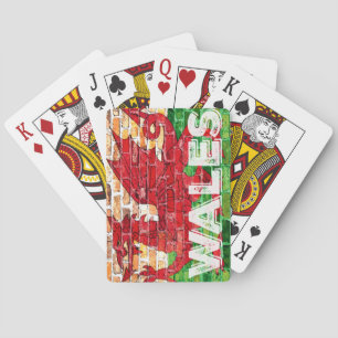 Jeu De Cartes Drapeau du Pays de Galles en brique