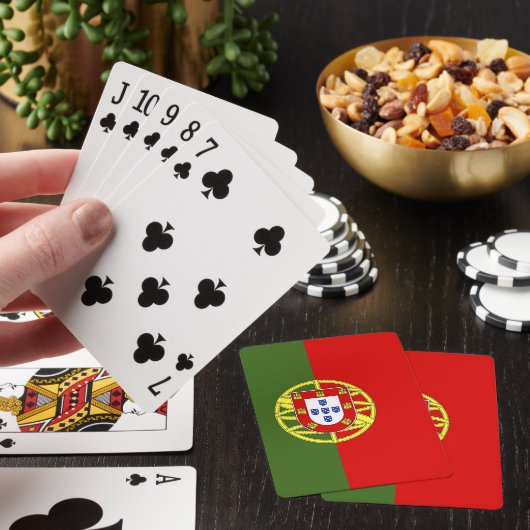 Jeu De Cartes Drapeau du Portugal (In Situ)