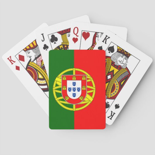 Jeu De Cartes Drapeau du Portugal (dos)