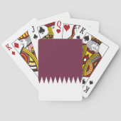 Jeu De Cartes Drapeau du Qatar (dos)