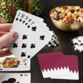 Jeu De Cartes Drapeau du Qatar (In Situ)