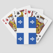 Jeu De Cartes Drapeau du Québec (dos)
