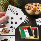 Jeu De Cartes Drapeau du Sahara Occidental Jouer des cartes (In Situ)