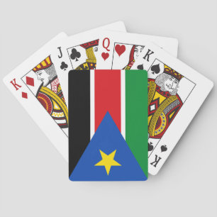 Jeu De Cartes Drapeau du Soudan du Sud (Afrique)