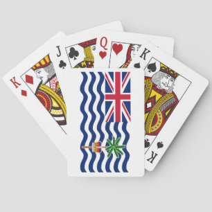 Jeu De Cartes Drapeau du Territoire britannique de l'océan Indie