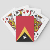 Jeu De Cartes Drapeau du Timor oriental (dos)