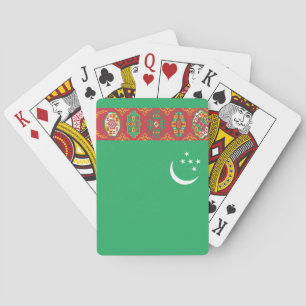 Jeu De Cartes Drapeau du Turkménistan