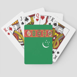 Jeu De Cartes Drapeau du Turkménistan