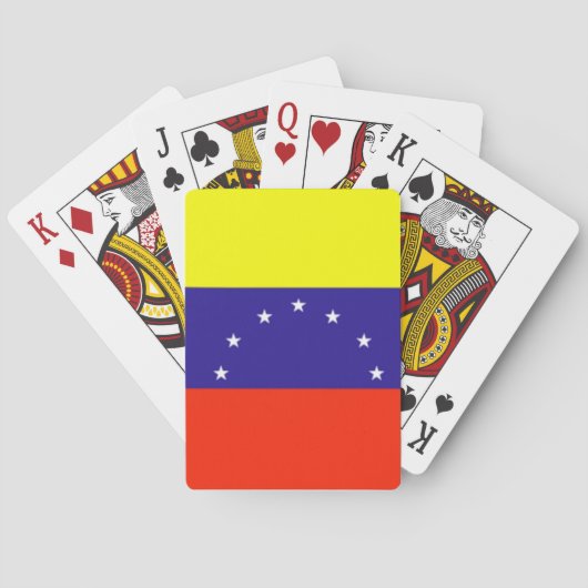 Jeu De Cartes Drapeau du Venezuela (dos)