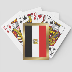 Jeu De Cartes Drapeau Égypte Jouer des cartes