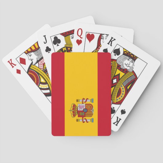 Jeu De Cartes Drapeau espagnol (Espagne) (dos)