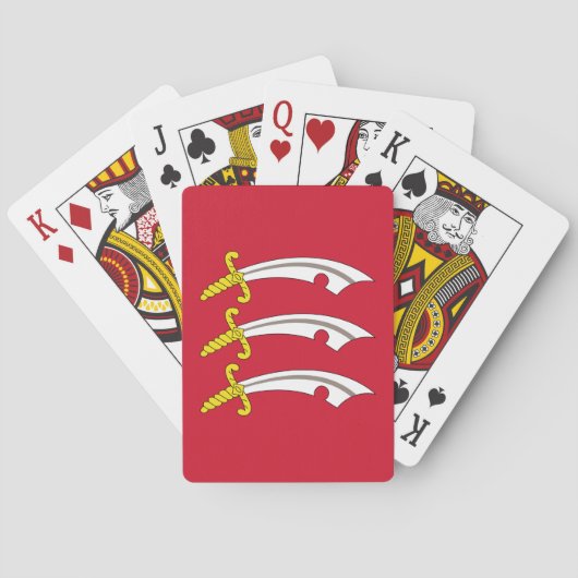 Jeu De Cartes Drapeau Essex Playing Cards (dos)