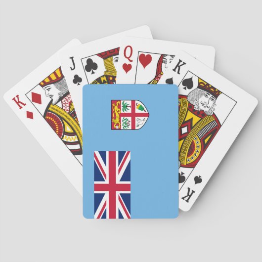 Jeu De Cartes Drapeau fidjien (Fidji) (dos)