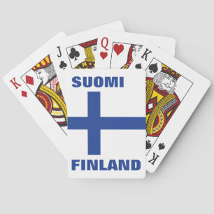 Jeu De Cartes Drapeau finlandais carte à jouer