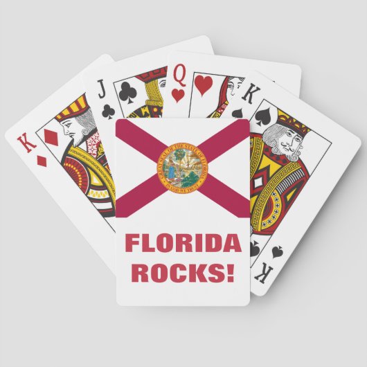 JEU DE CARTES DRAPEAU FLORIDA (dos)