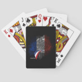 Jeu De Cartes Drapeau français (dos)