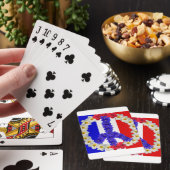 Jeu De Cartes drapeau français (In Situ)