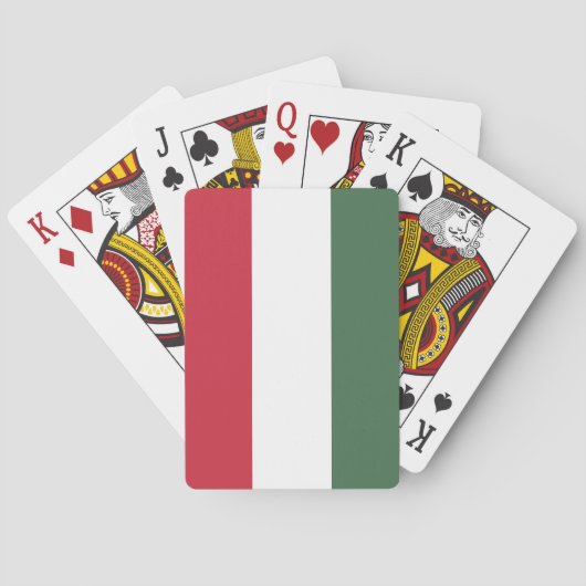 Jeu De Cartes Drapeau hongrois (dos)