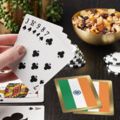 Jeu De Cartes Drapeau indien Jouer des cartes (In Situ)