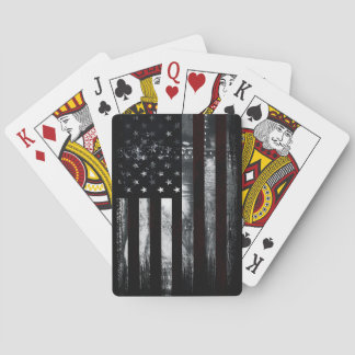 Jeu De Cartes Drapeau industriel américain vintage Jouer des car