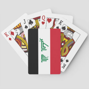 Jeu De Cartes Drapeau (irakien) de l'Irak