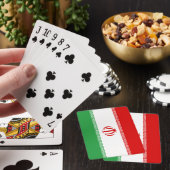 Jeu De Cartes Drapeau iranien (Iran) (Persan) (In Situ)