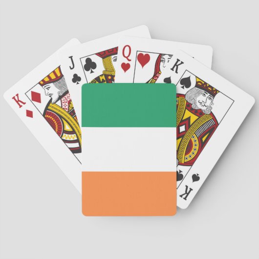 Jeu De Cartes Drapeau irlandais (dos)