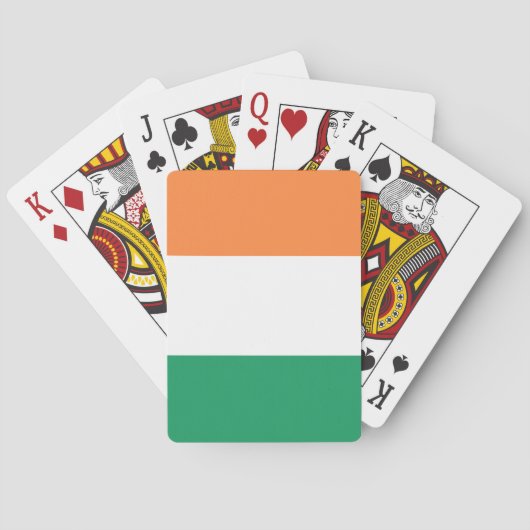 Jeu De Cartes Drapeau irlandais (dos)