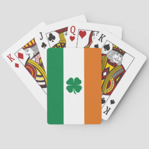 Jeu De Cartes Drapeau irlandais Patriotique Irlande Drapeau quat
