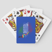 Jeu De Cartes Drapeau italien (dos)