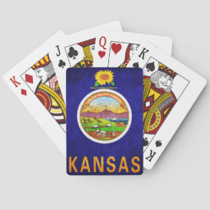 Jeu De Cartes Drapeau Kansas Jouer des cartes