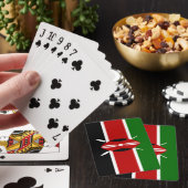 Jeu De Cartes Drapeau kényan (Kenya) (In Situ)