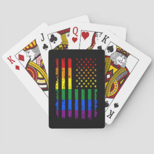 Jeu De Cartes Drapeau LGBT Mois de la fierté gay Transgenre