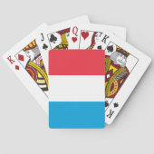 Jeu De Cartes Drapeau Luxembourg (dos)