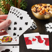 Jeu De Cartes Drapeau Maple Leaf Canada