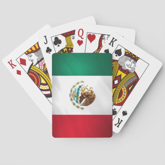 Jeu De Cartes Drapeau mexicain (dos)