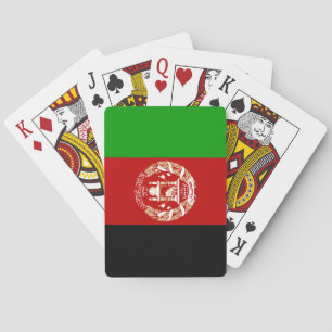Jeu De Cartes Drapeau mondial de l'Afghanistan