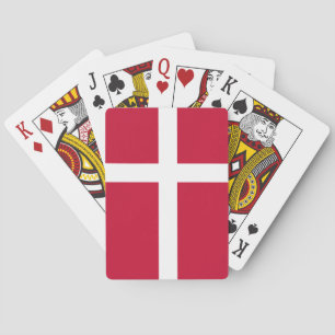 Jeu De Cartes Drapeau national du monde du Danemark