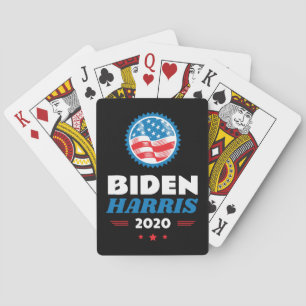 Jeu De Cartes Drapeau noir Biden Harris 2020