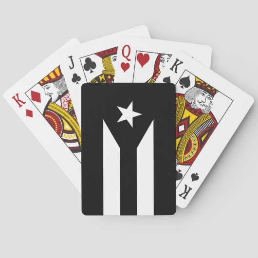 Jeu De Cartes Drapeau noir de Porto Rico (dos)