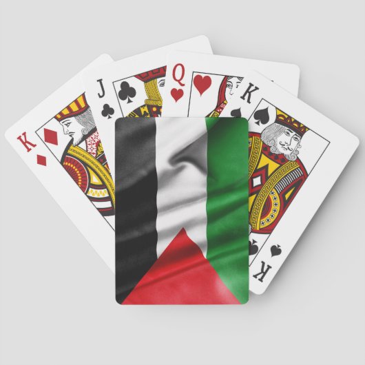 Jeu De Cartes Drapeau palestinien (dos)