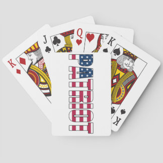 Jeu De Cartes Drapeau Patriot Jouer aux cartes