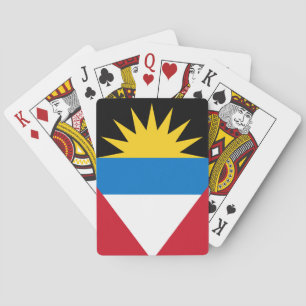Jeu De Cartes Drapeau patriotique d'Antigua-et-Barbuda