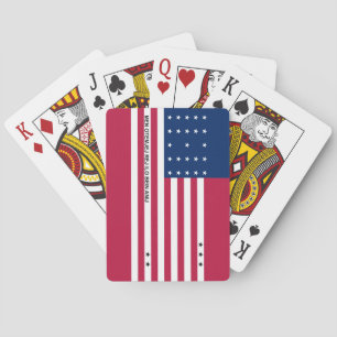Jeu De Cartes Drapeau patriotique de l'atoll de Bikini
