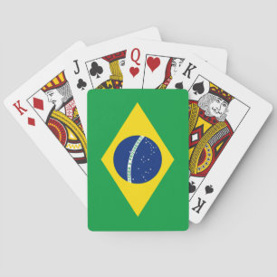 Jeu De Cartes Drapeau patriotique du Brésil
