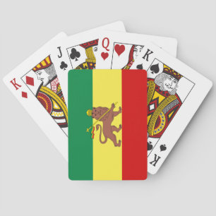 Jeu De Cartes Drapeau rastafarien (Rastafarianisme) (Rasta)