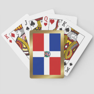Jeu De Cartes Drapeau République Dominicaine Jouer des cartes