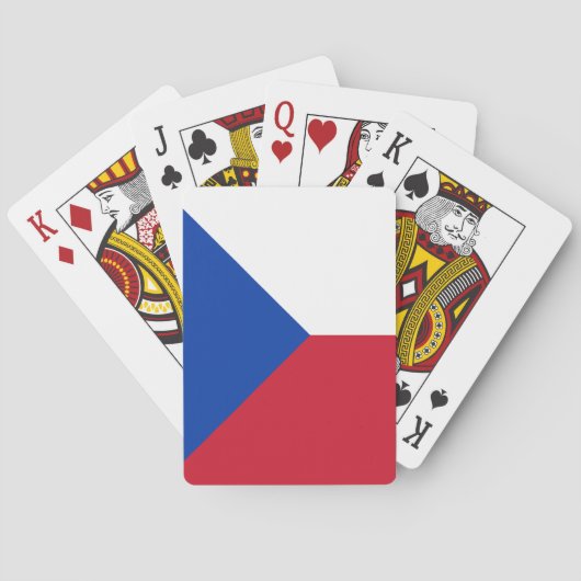 Jeu De Cartes Drapeau République tchèque (dos)