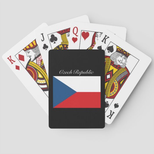 Jeu De Cartes Drapeau République tchèque - Ceska Republika (dos)