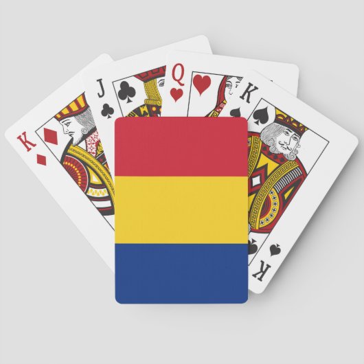Jeu De Cartes Drapeau roumain (Roumanie) (dos)